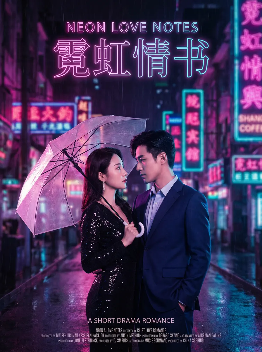 抖奶 热播都市爱情短剧 - 霓虹情书海报